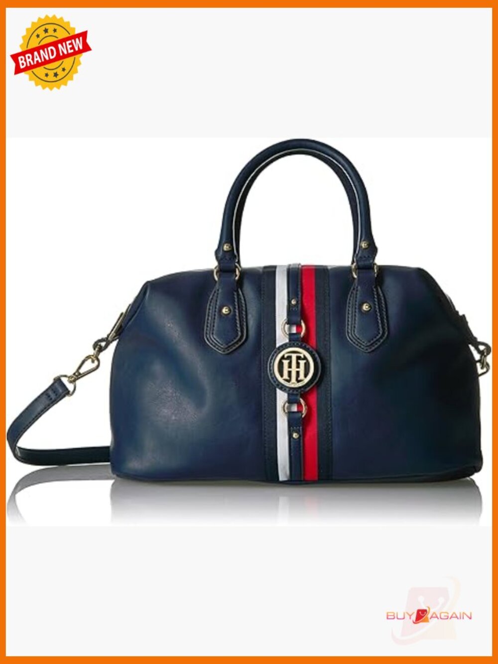 Satchel Crossbody Bag with Convertible Strap, Lightweight - Picture 1 of 6